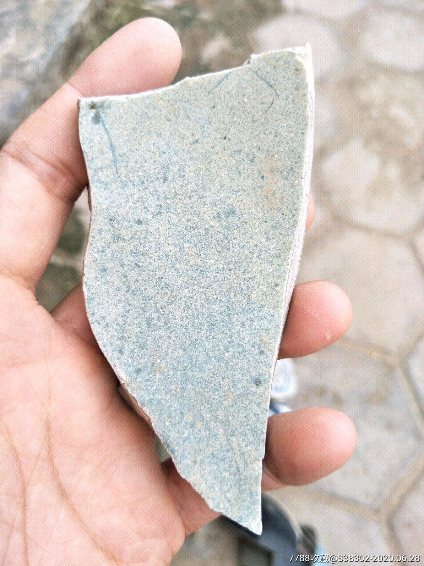 宋元时期古瓷片一枚临清运河古玩店万枚瓷片标本馆