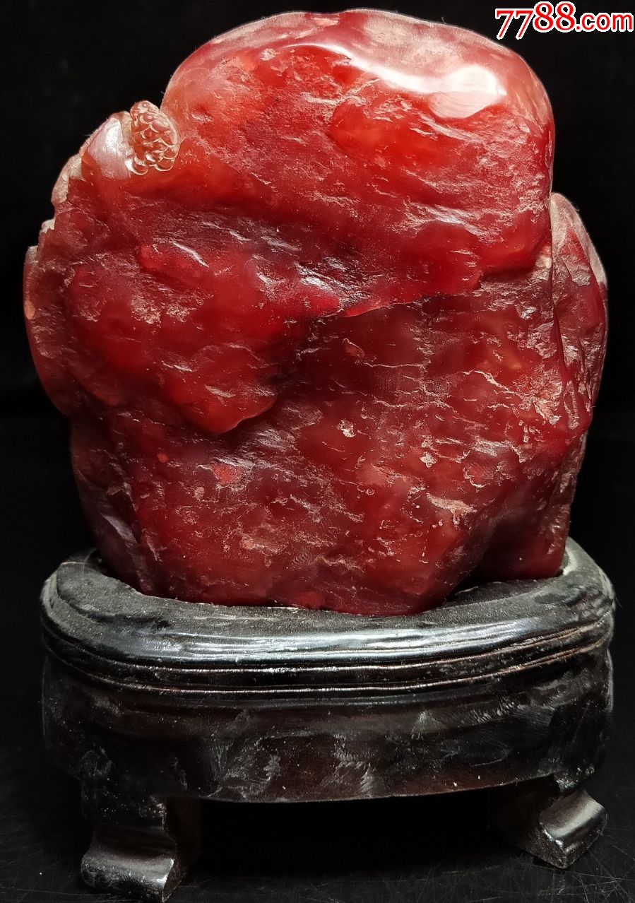 珍藏红田黄小摆件