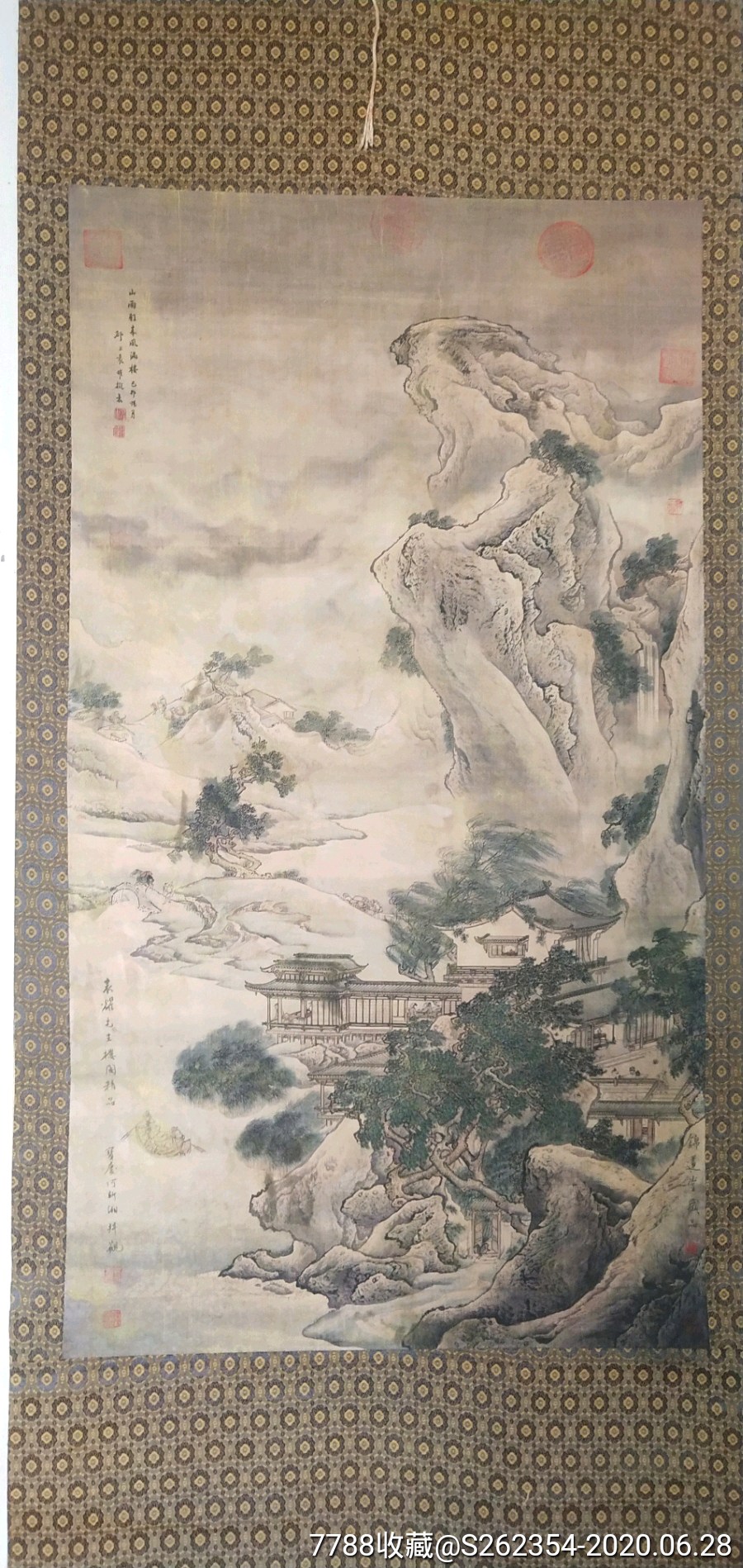 袁耀山水楼阁图