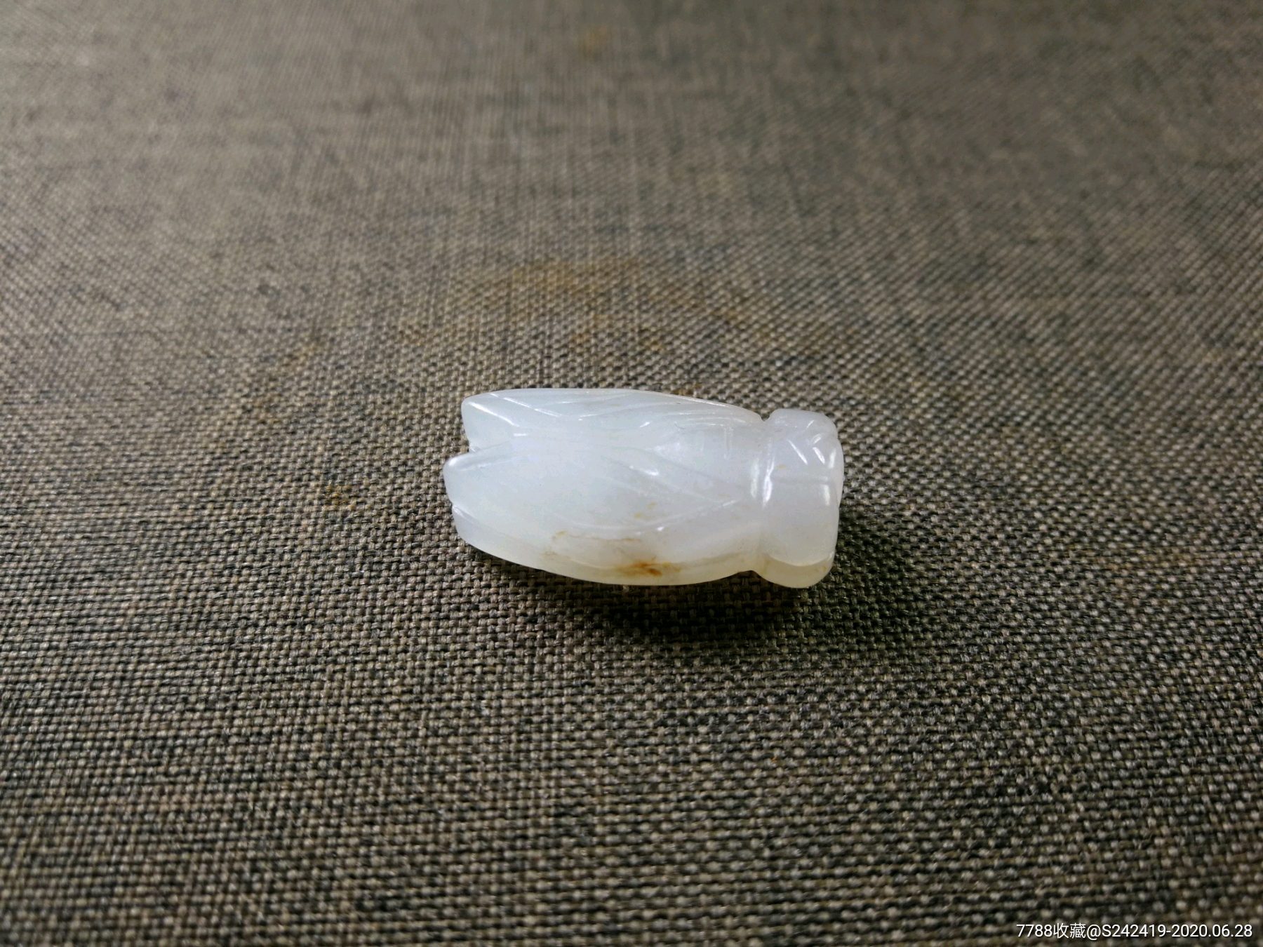 和田老玉双面蝉新疆和田玉古玉老玉明清玉器支持全国