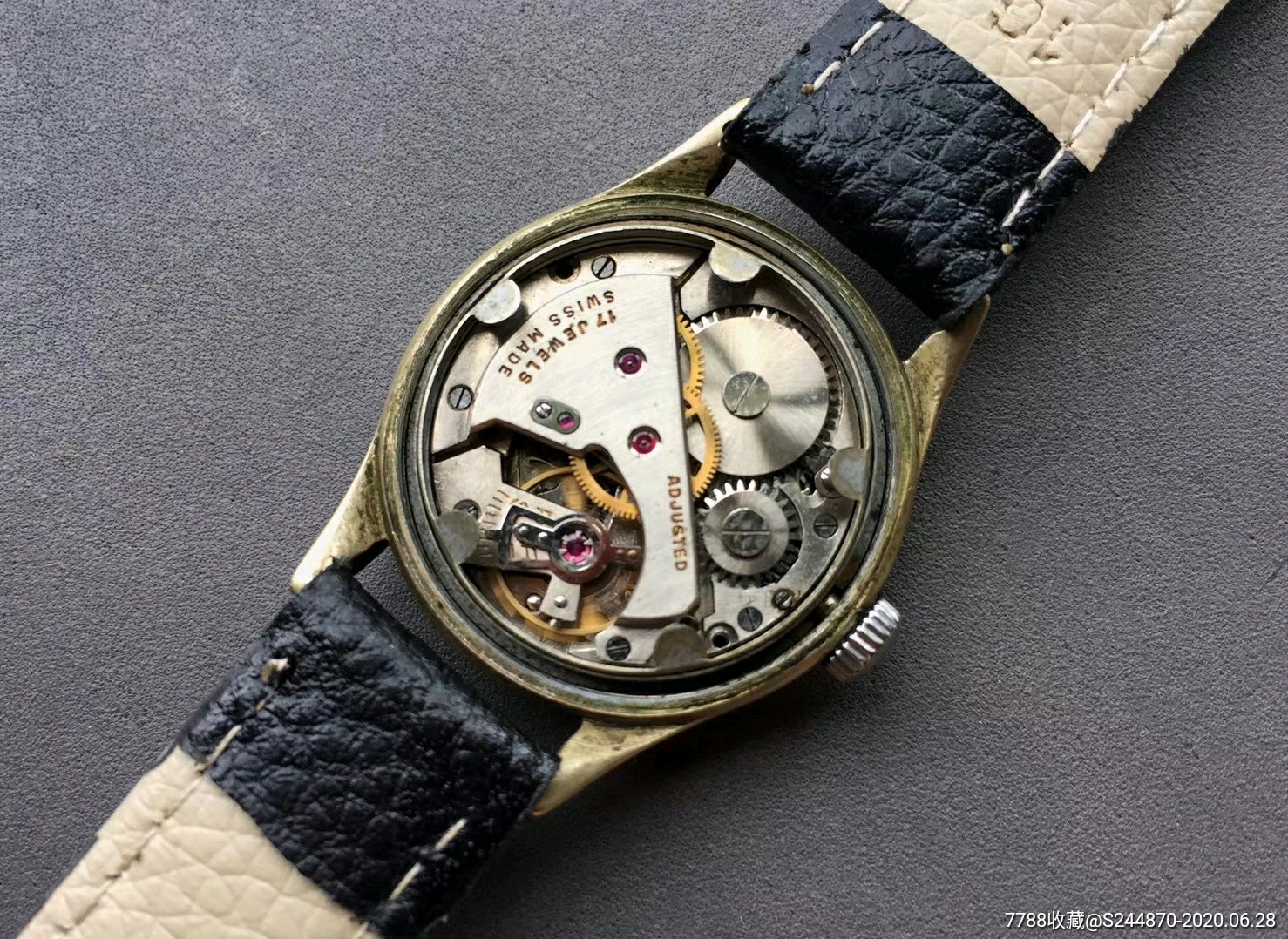 timor古董军表瑞士表手卷表手动表老瑞士-手表/腕表-7788收藏__收藏