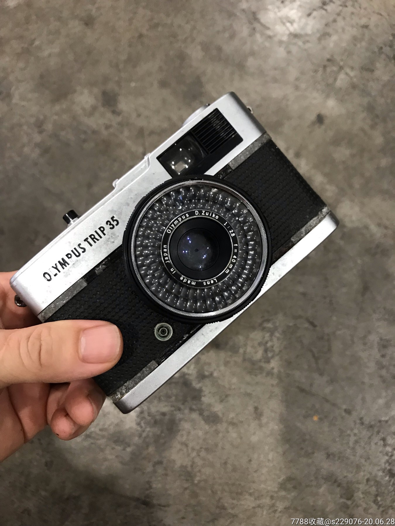 奥林巴斯trip35古董旁轴相机收藏品摆件