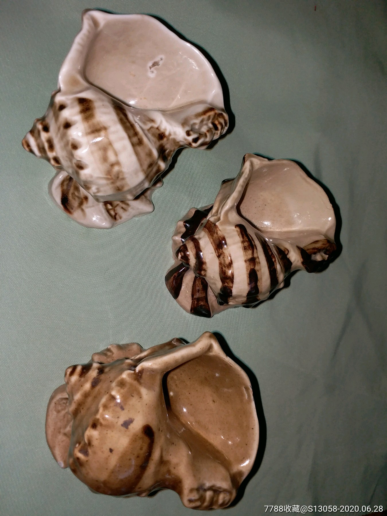 文革经典·海螺型烟缸3个合售