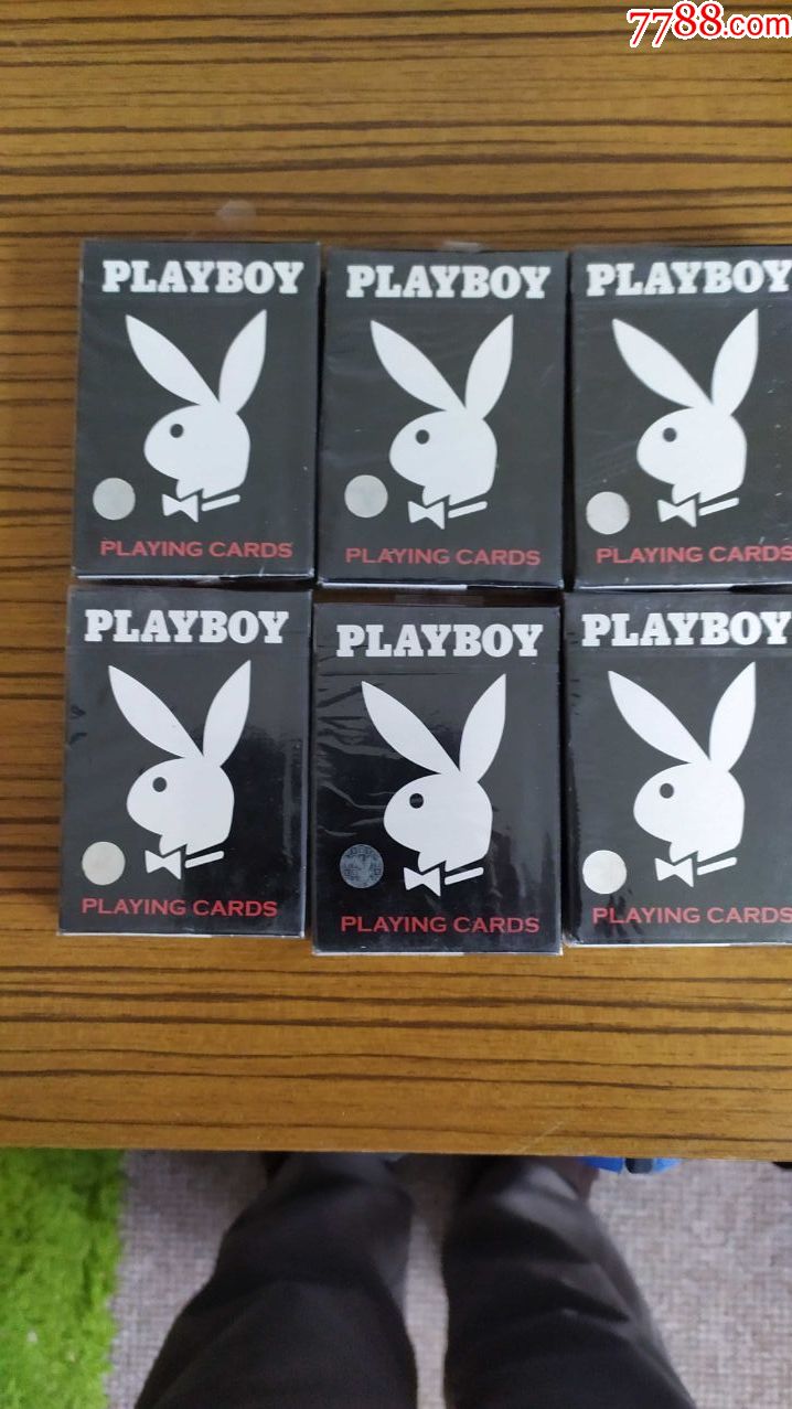 美国花花公子92年原版扑克6付,英国邮寄!