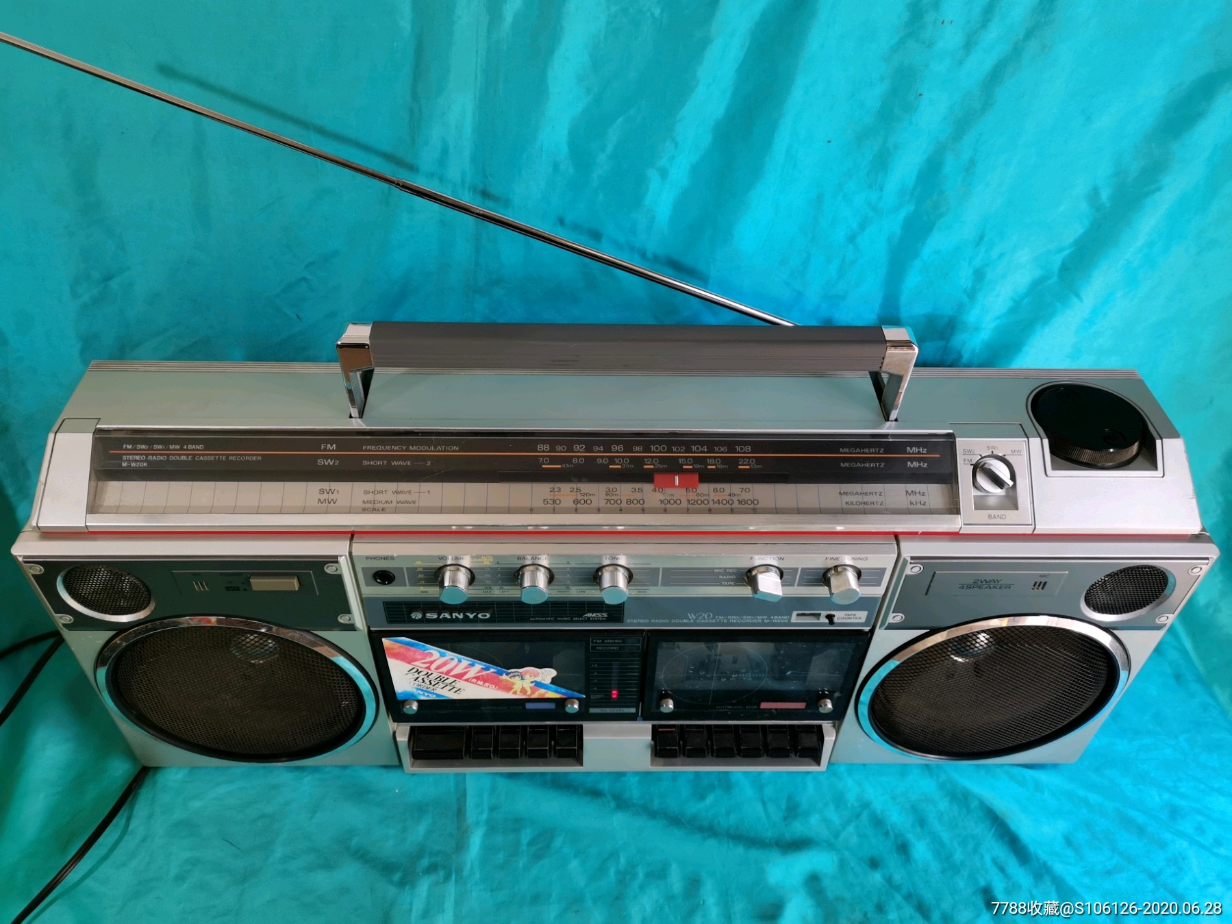 三洋牌双卡收录机