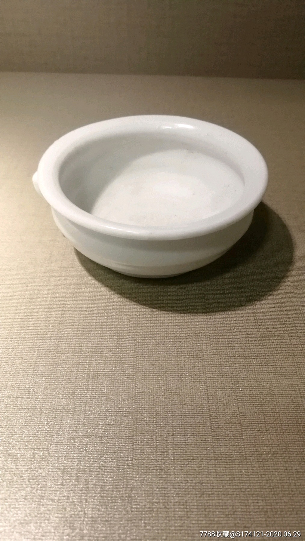 德化明代小琴炉白瓷老香炉老物件古瓷德化香炉包老保真