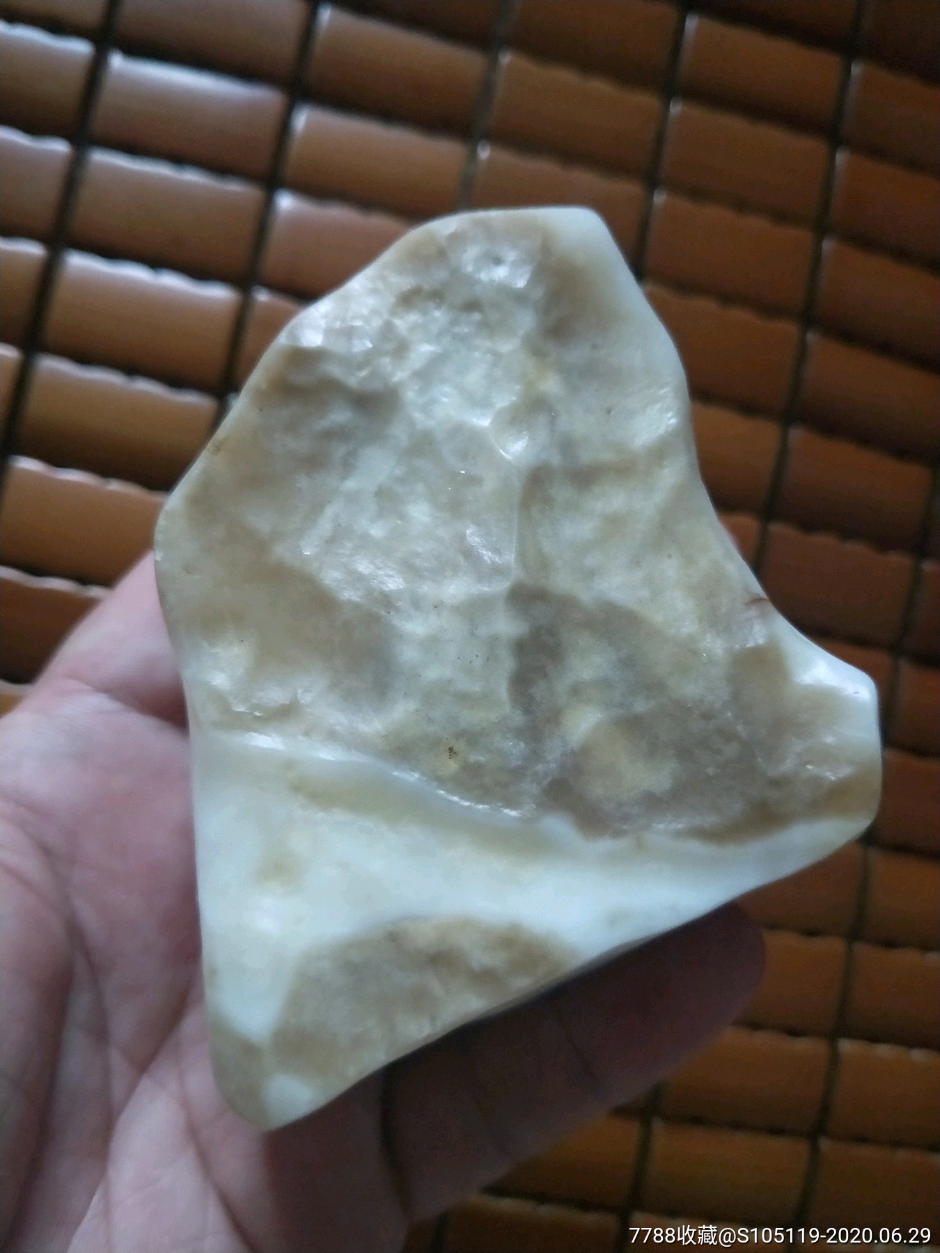 白蜡石冻石原石图片图片