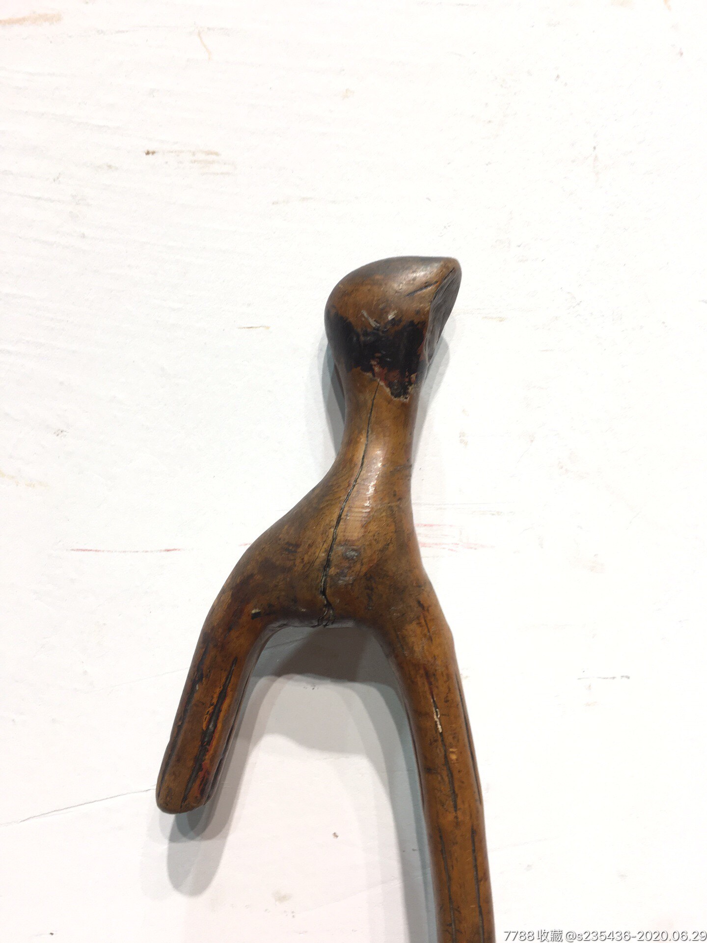 清代六道木拐杖造型自然完整漂亮
