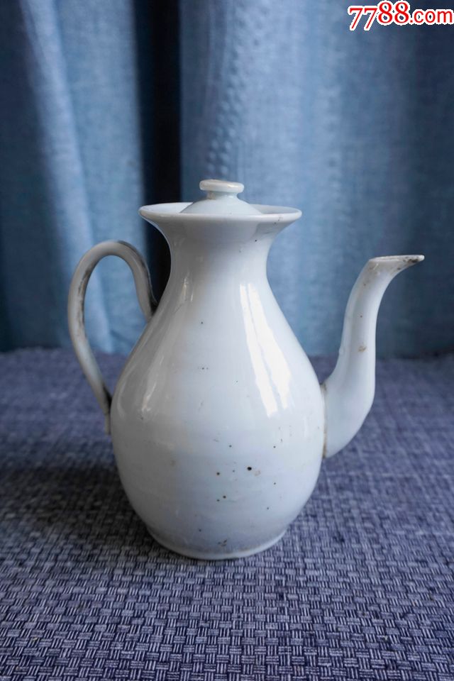 民国德化白瓷酒壶