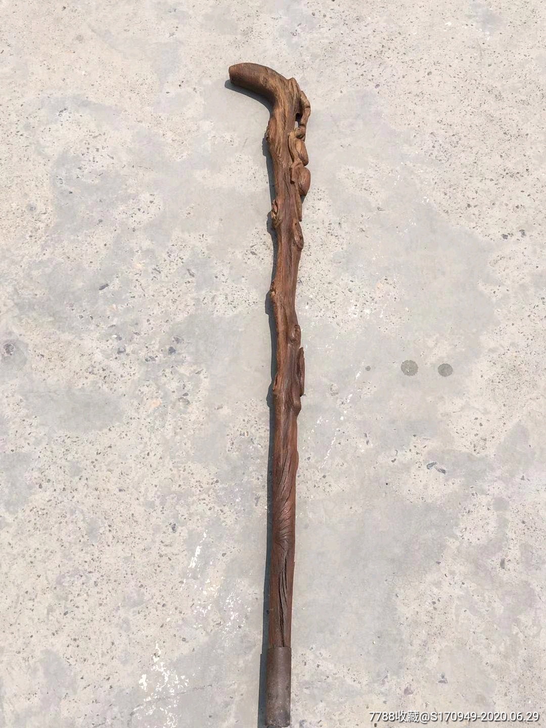 清代铁梨木手杖48