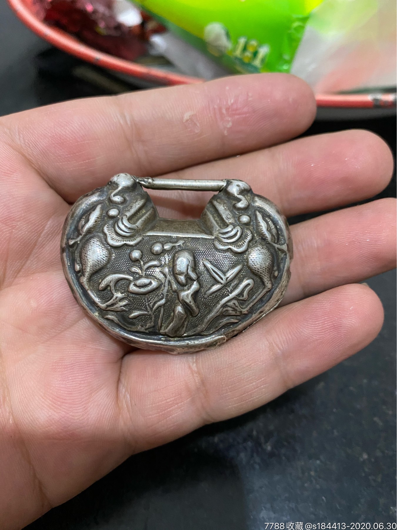 清代银锁_银锁/银项链【张建的收藏店】_第2张_7788瓷器