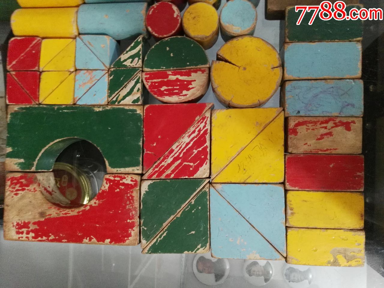 50年代木盒大积木一套_第3张_7788棋牌玩具