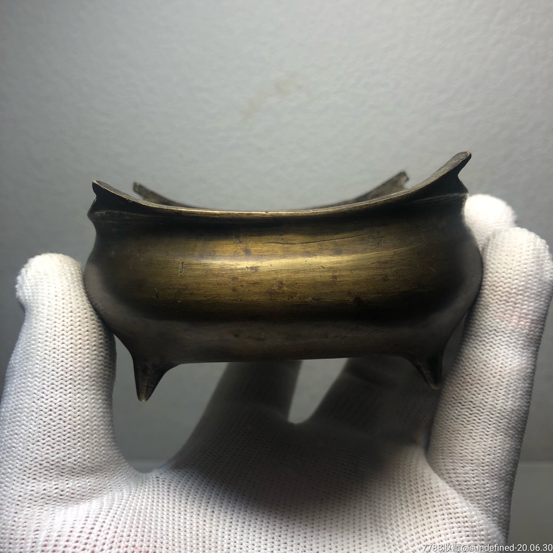 清代黄铜宣德炉