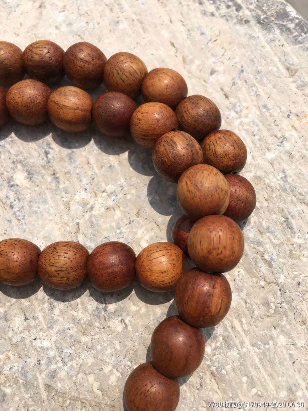 老海南黄花梨佛珠48