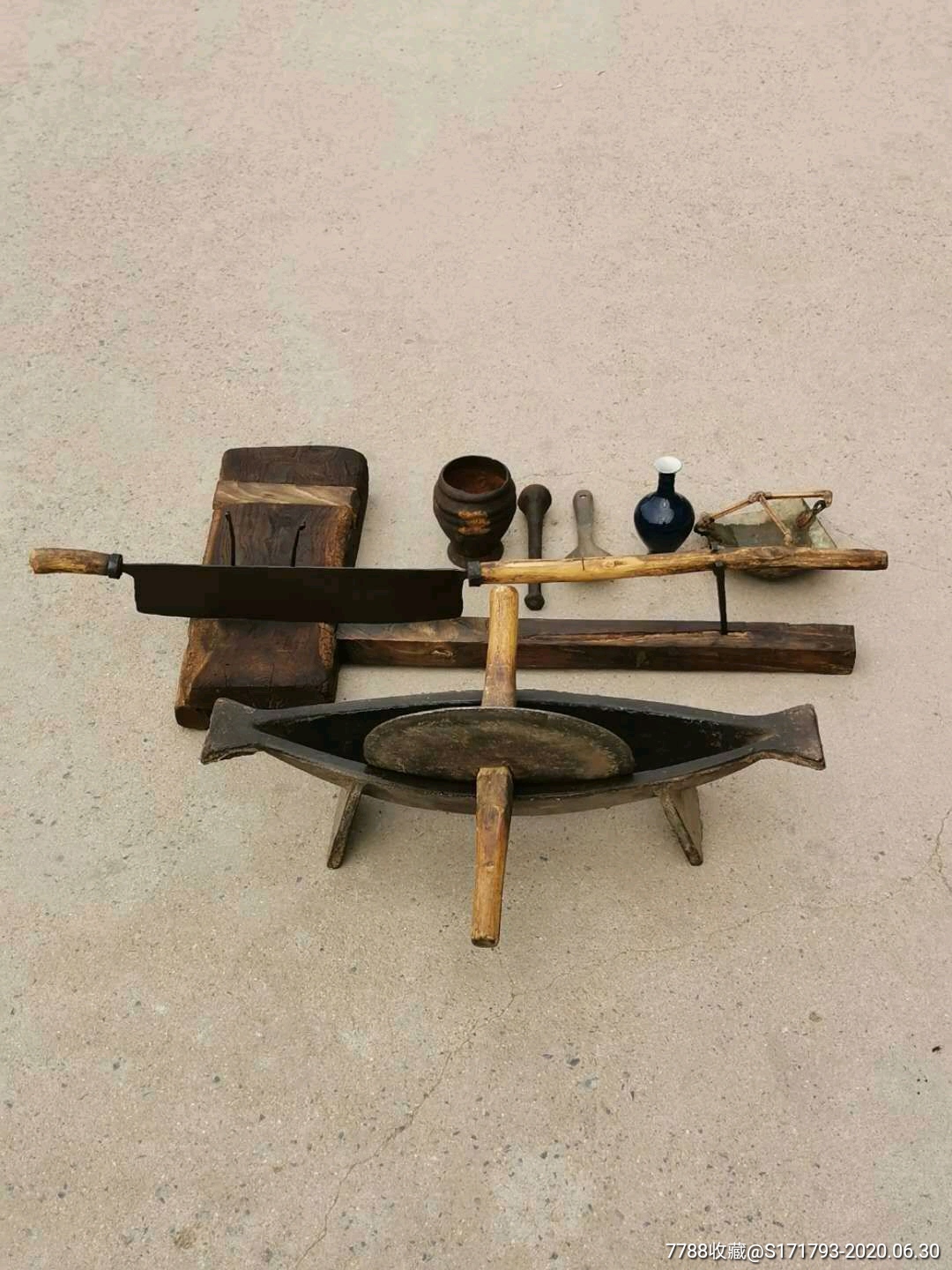 清代,中药?老工具一套