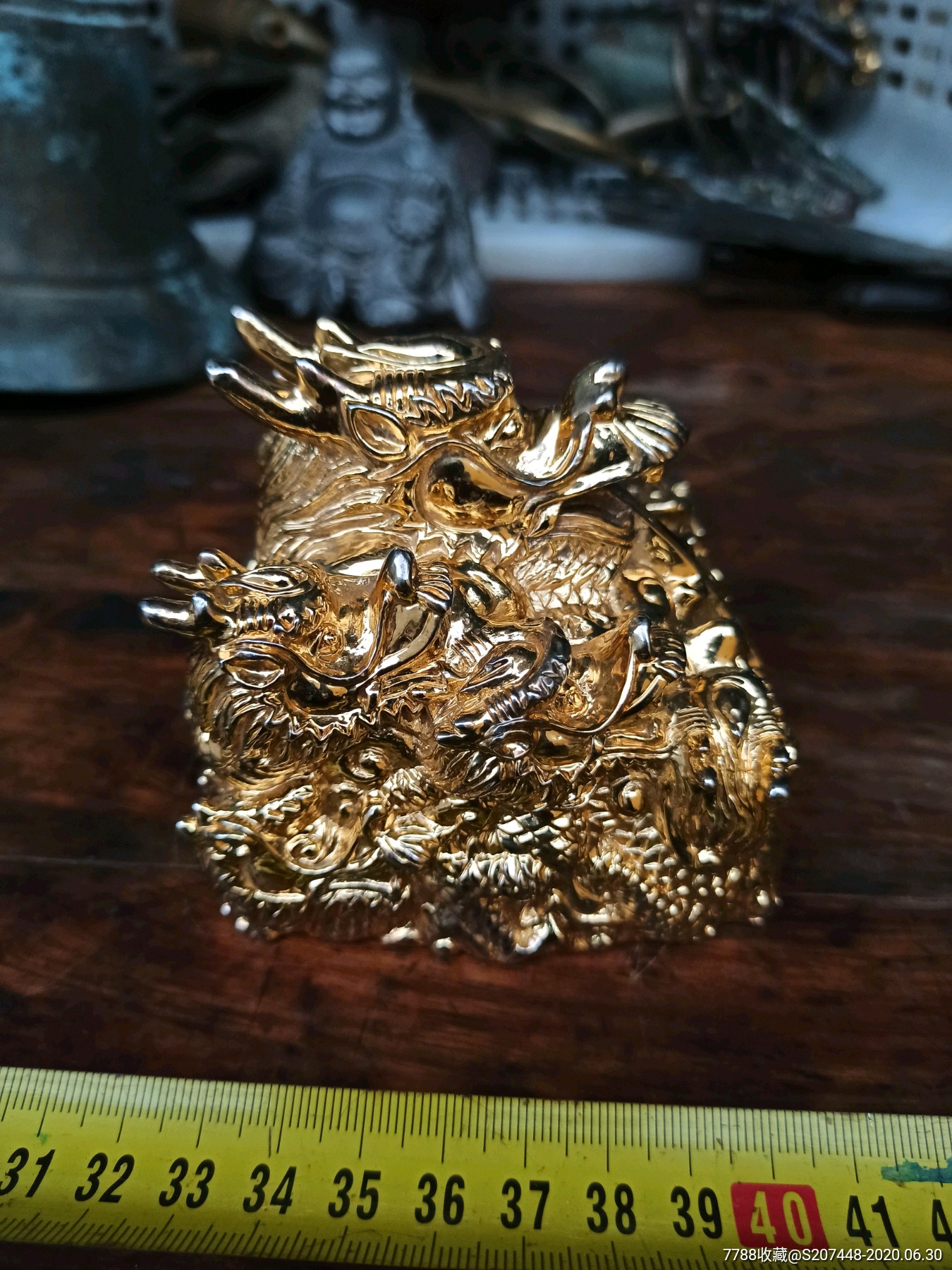 回流镀金铜摆件重1.44斤73元!品相如图所示喜欢的来!包真包邮包退!