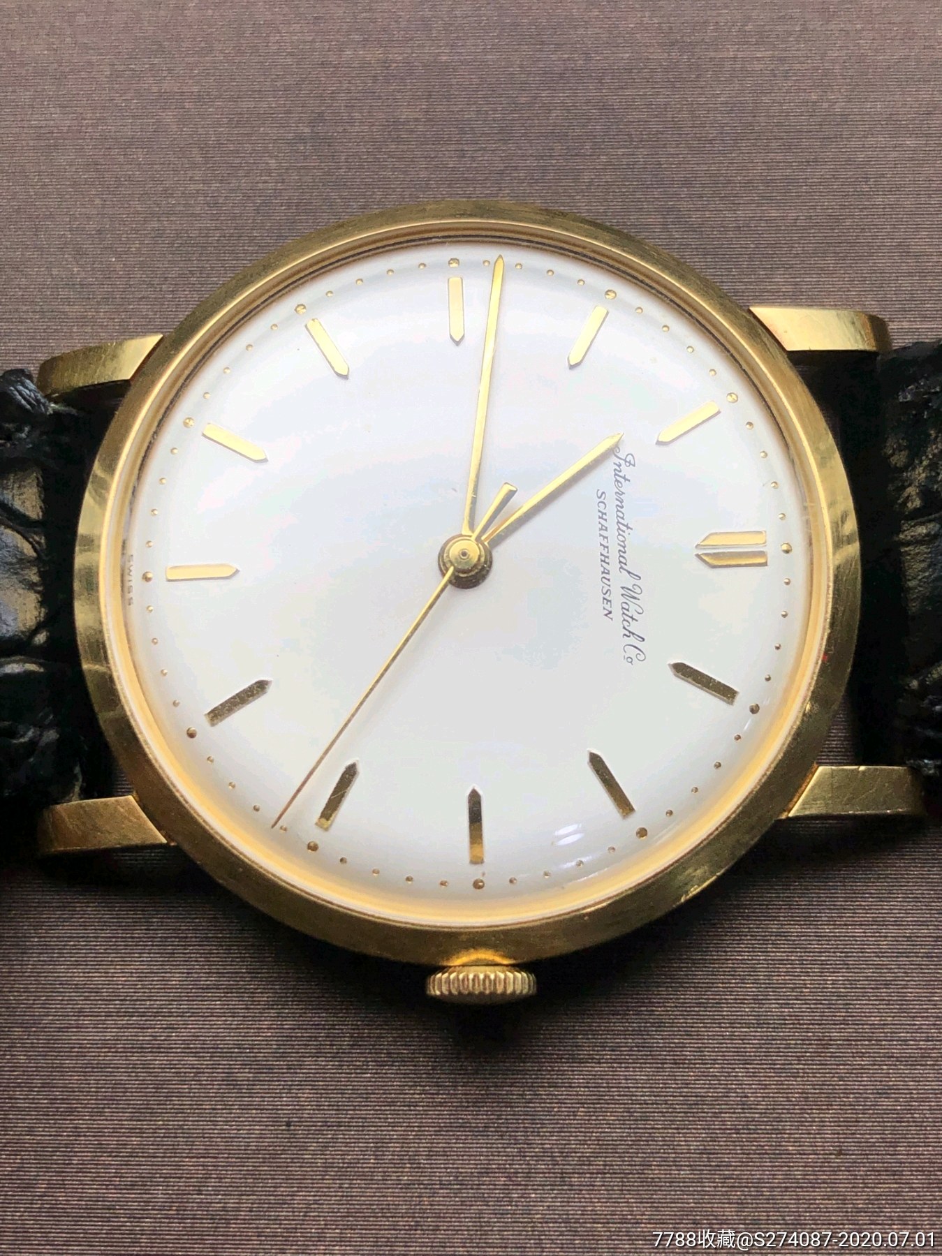 老款18k金万国手动机械男表_手表/腕表_第2张_7788钟表收藏