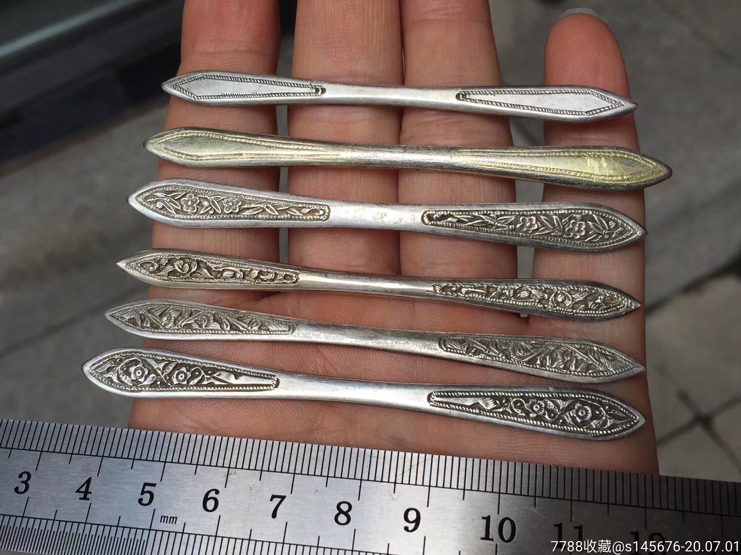 剔地老银发簪6支