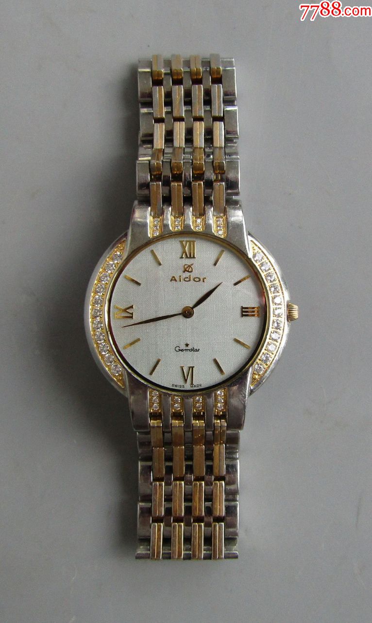 瑞士艾都超薄石英表-手表/腕表-7788收藏__收藏热线