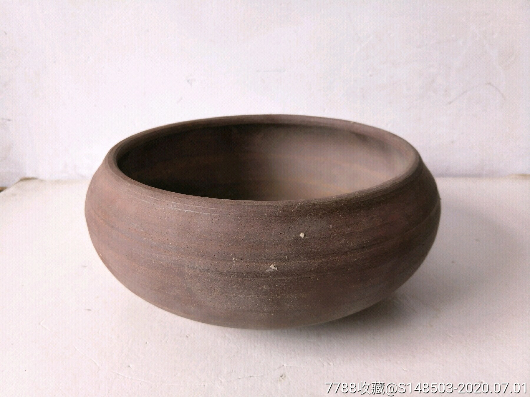 民国紫砂笔洗老笔洗