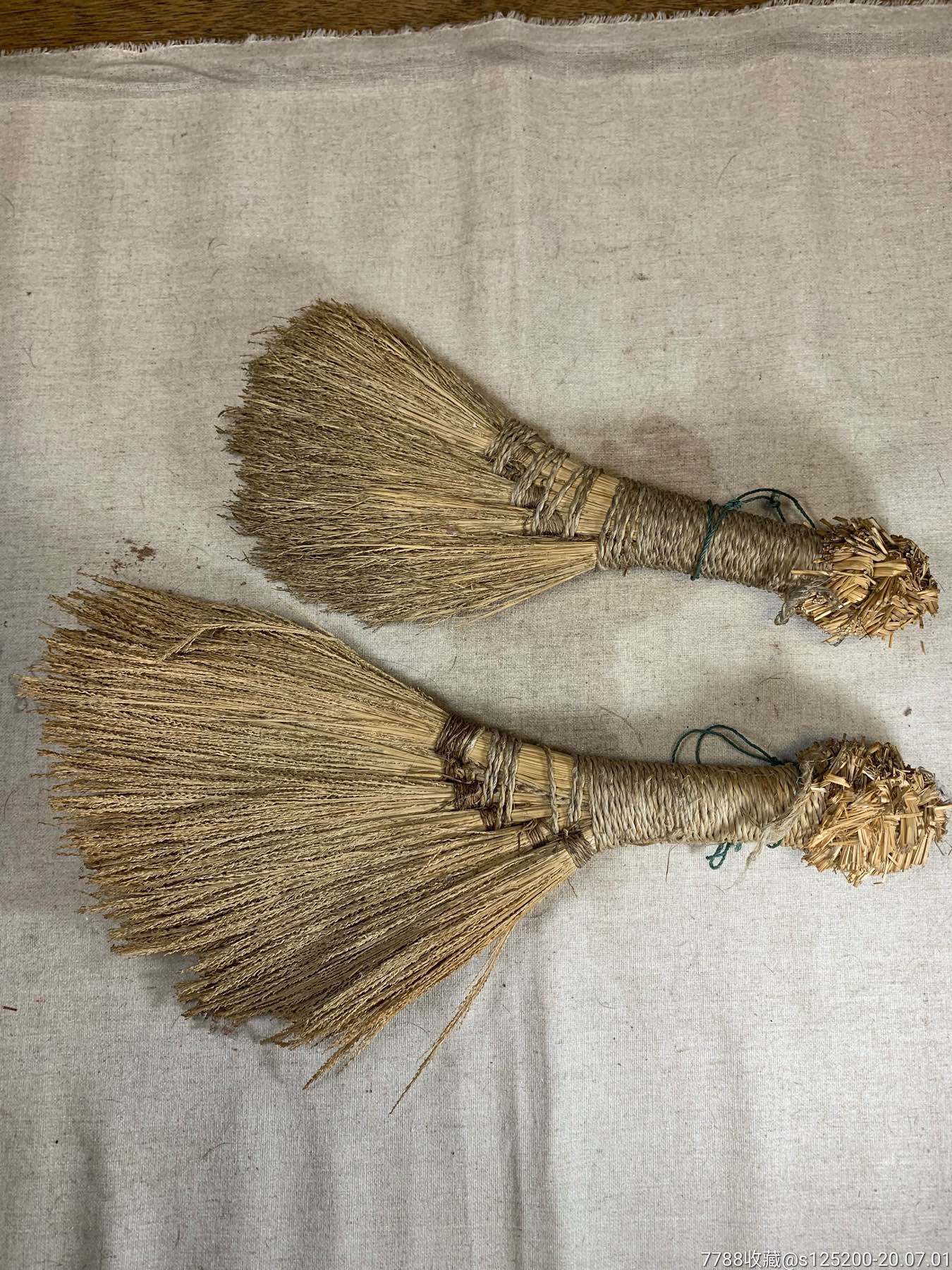 古董古玩收藏杂项民俗手工收藏近代茶刷毛刷麦穗稻穗茶台刷子