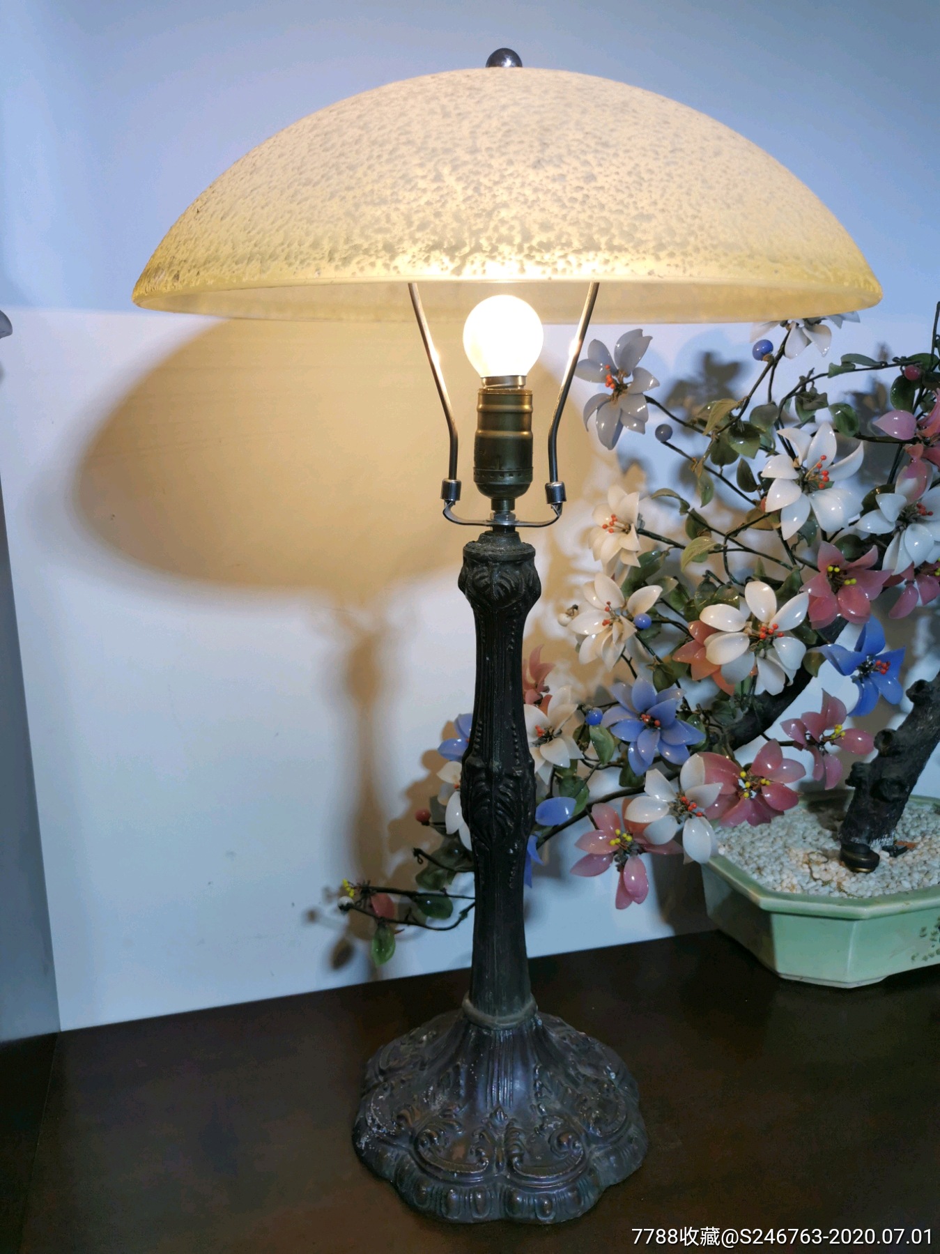 美国古董台灯