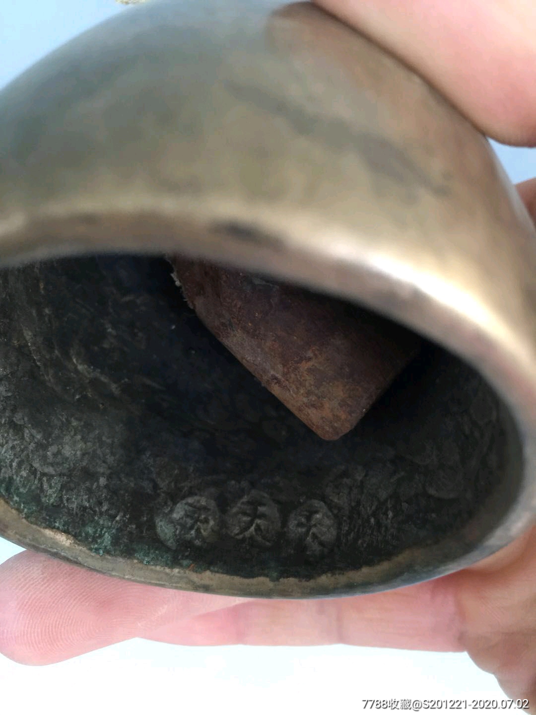 老铜铃铛老古董老马头铃铛古玩杂项民俗老物件-铜铃/铃铛-7788收藏