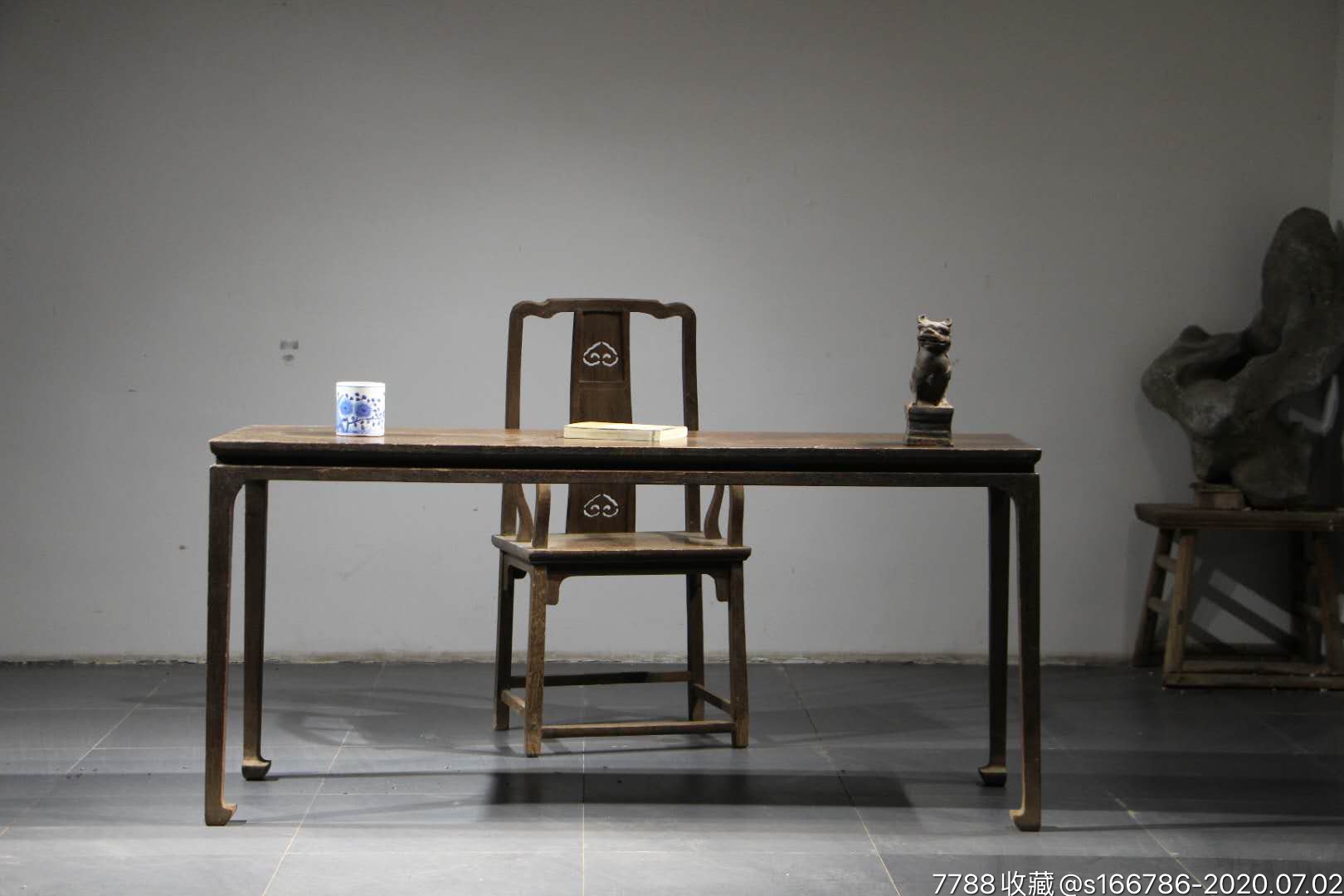 明式画案制式简洁木质楠木尺寸7824282品相如图茶楼会