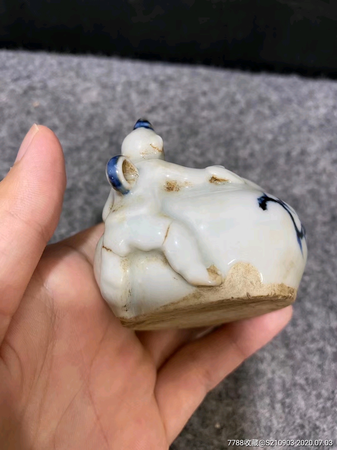 元青花鸟食罐