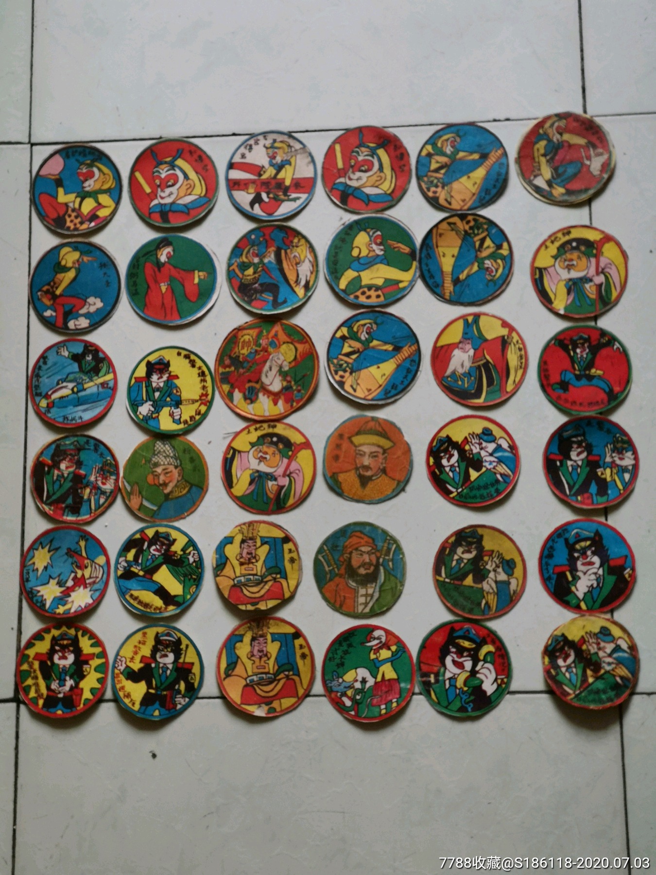 纸啪叽,37张(软硬都有贴在纸板的)