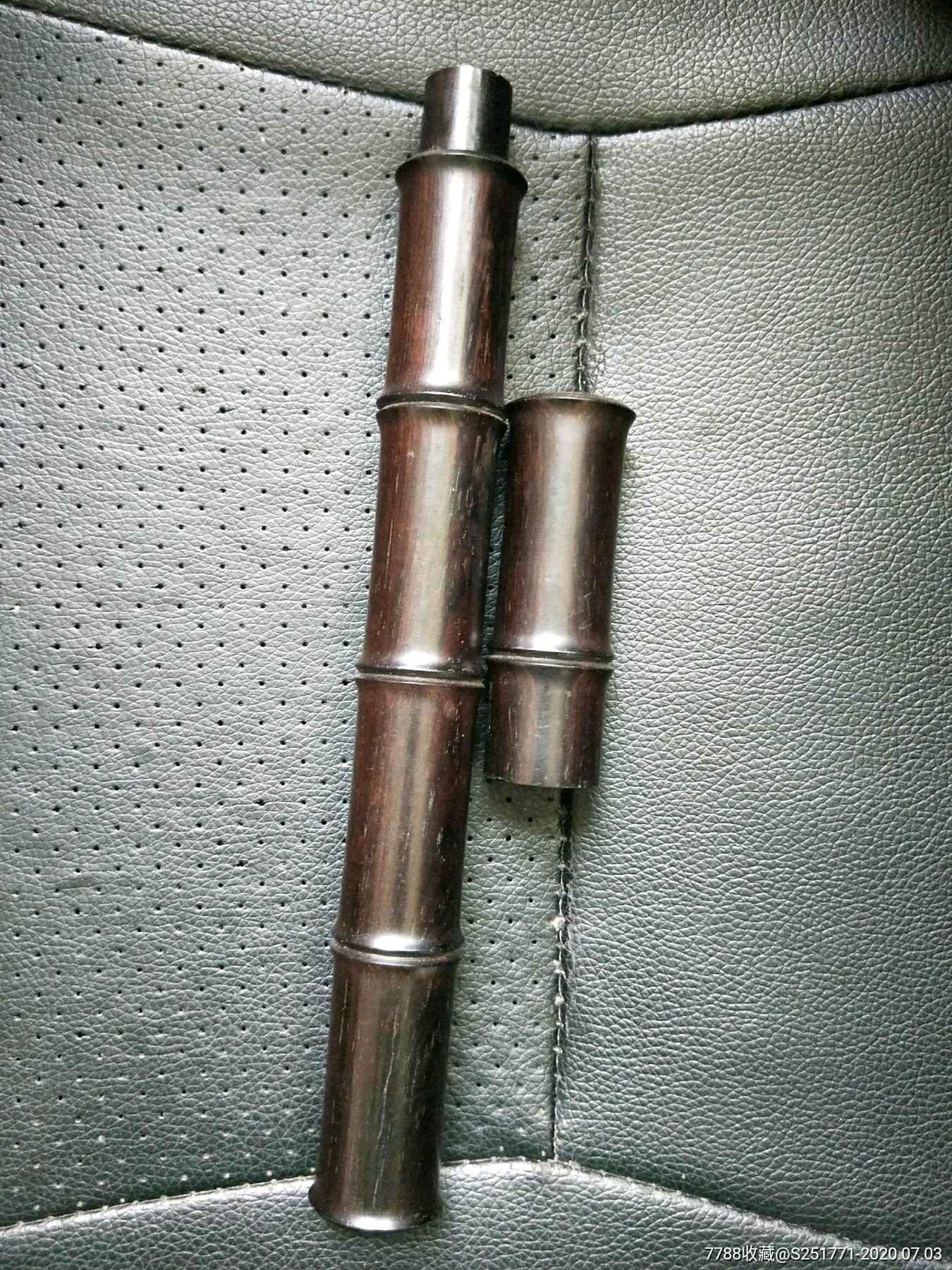 民国前后紫檀木香筒