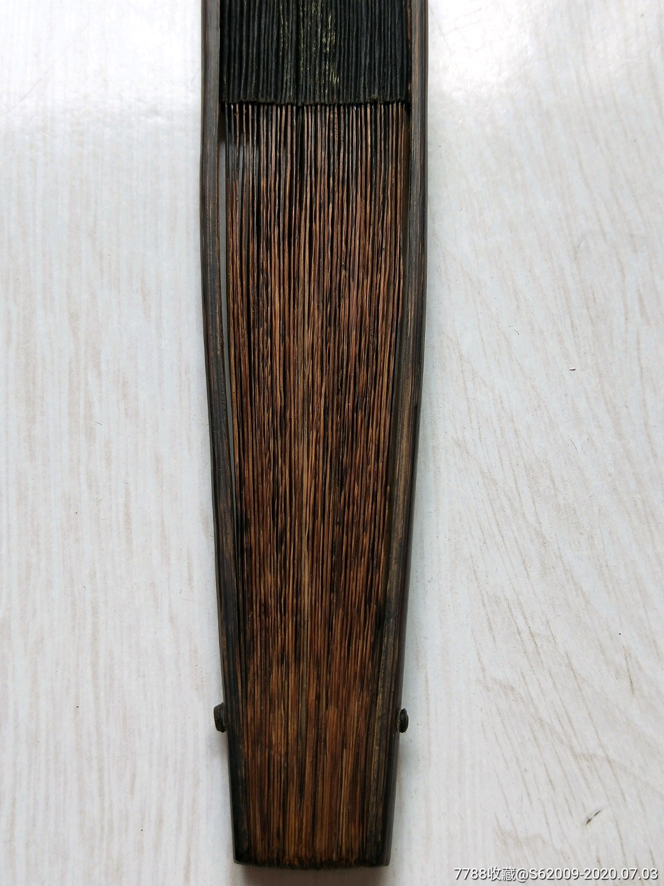 民国至建国初手绘山水纹好品竹扇