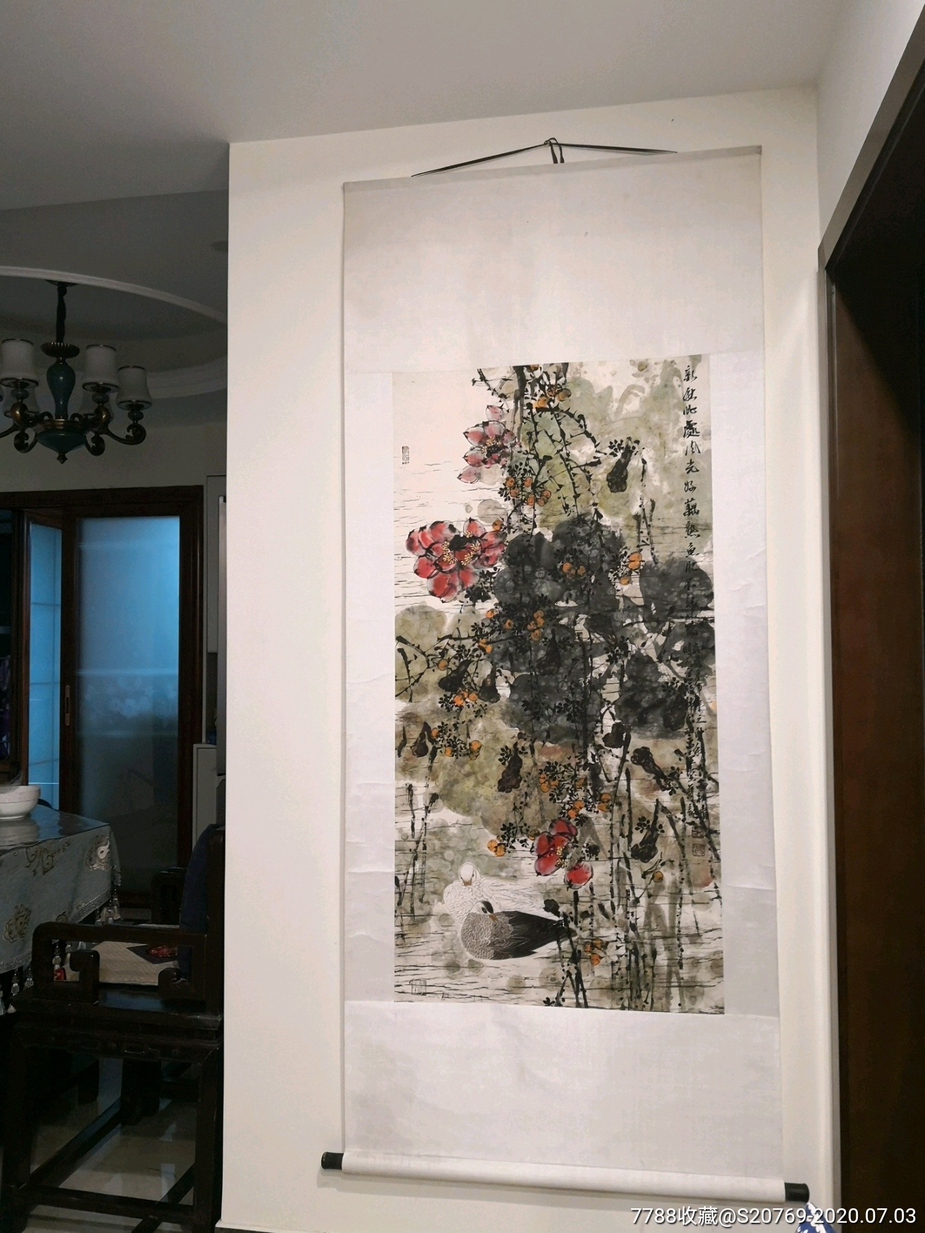 中国美协理事,四川省美协主席梁时民展览精品_花鸟国画原作_第8张