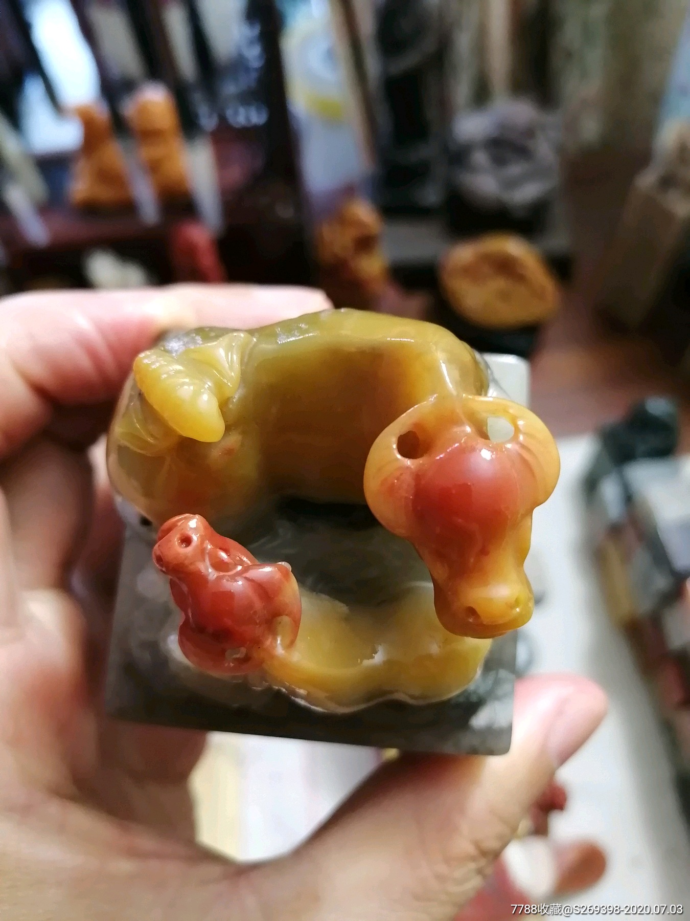 鸿运当头牛转乾坤大印章