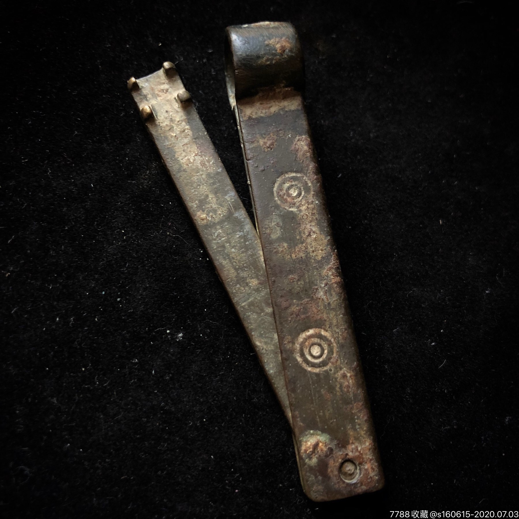 明代精品大钥匙青铜老钥匙