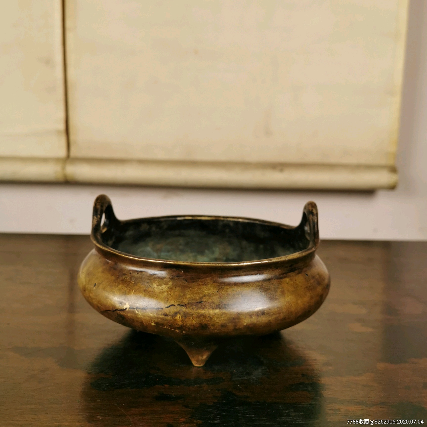 老铜香炉纯铜供佛供奉檀香焚香茶道香薰炉