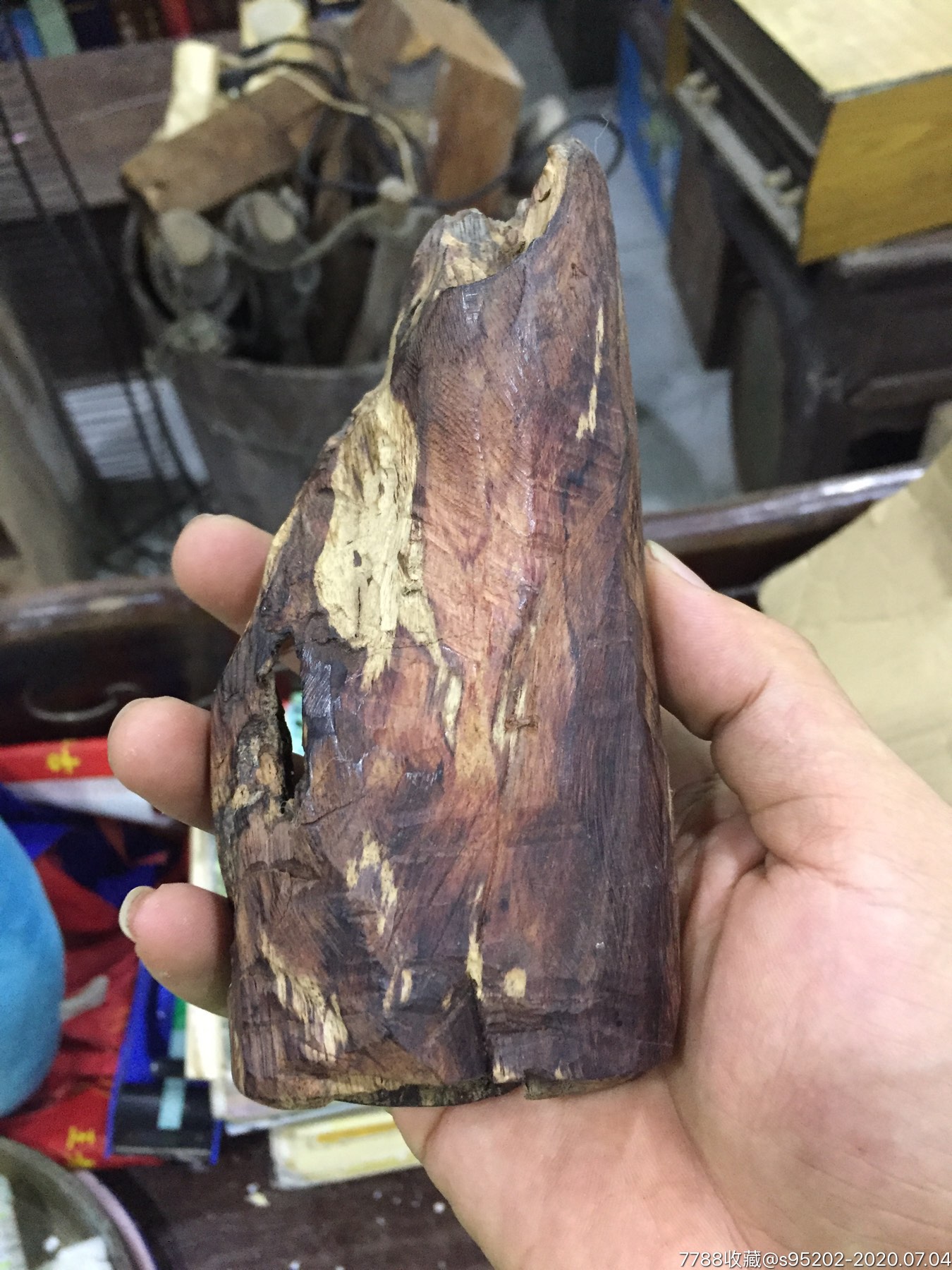 海南黄花梨紫油梨木块