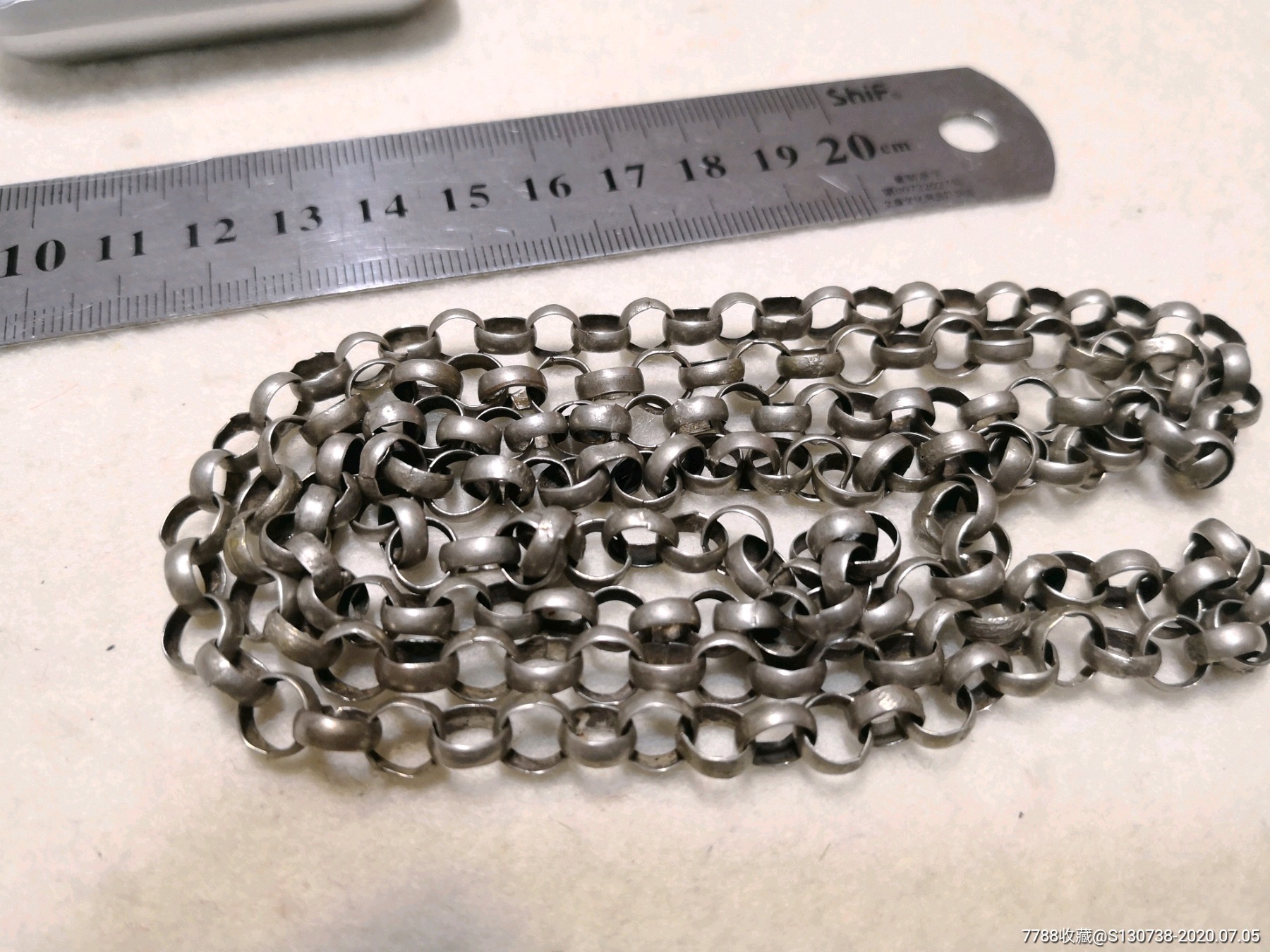 民国长银链32克