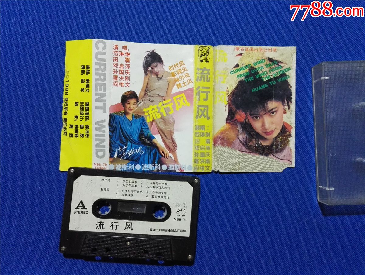 流行风迪斯科-范琳琳田震邓启萍孙国庆屠洪刚阎维文(磁带32-)