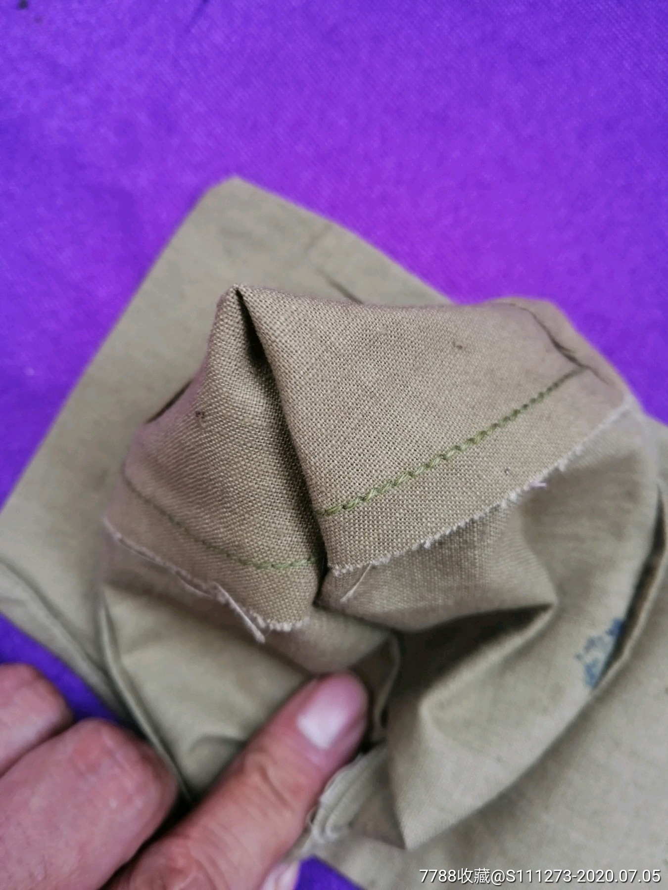 五十年代战士用干粮袋(保存完整干净)