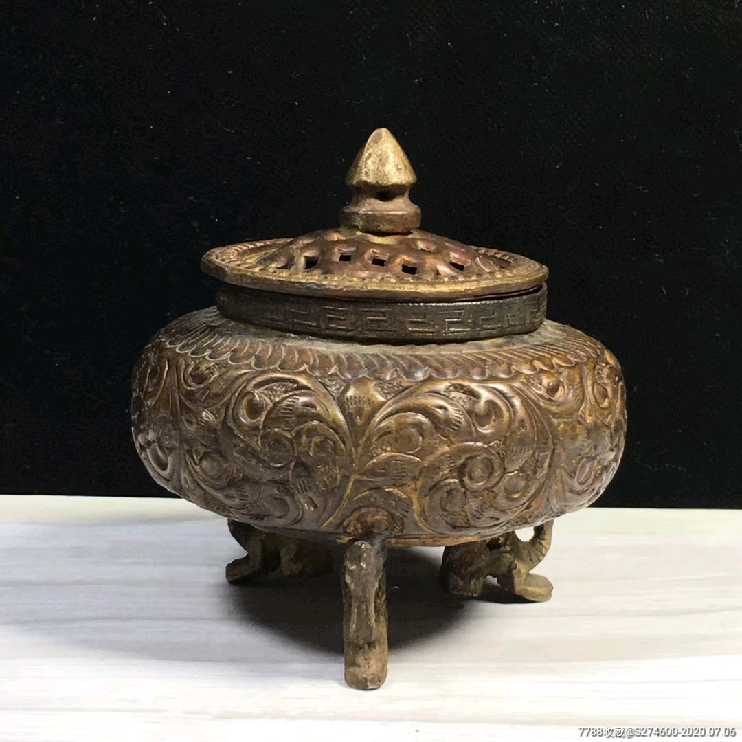 尼泊尔回流铜熏香炉,交友价398包邮,不讲价,手慢无货