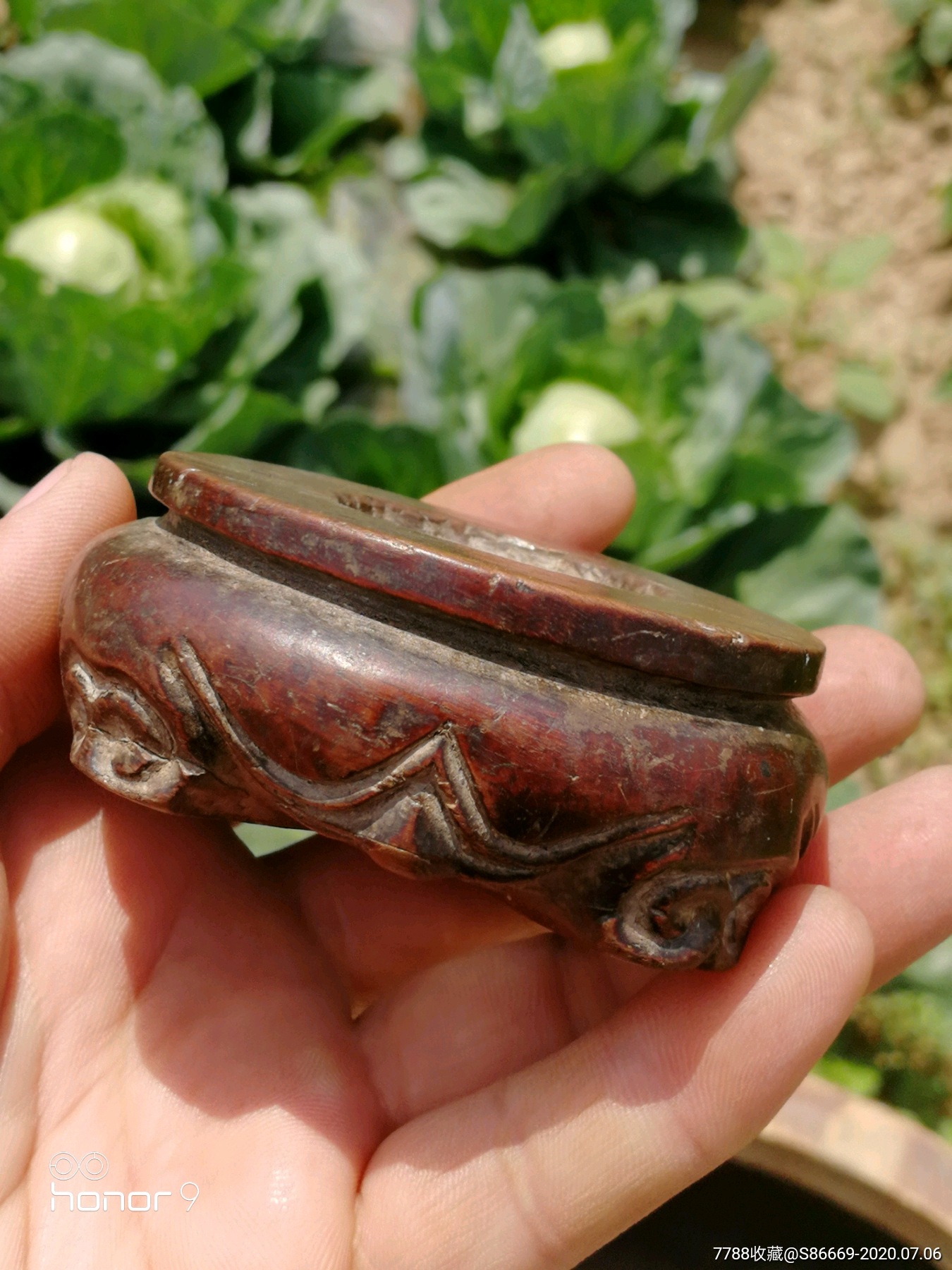 精美木雕小座-木雕底座-7788旧货商城