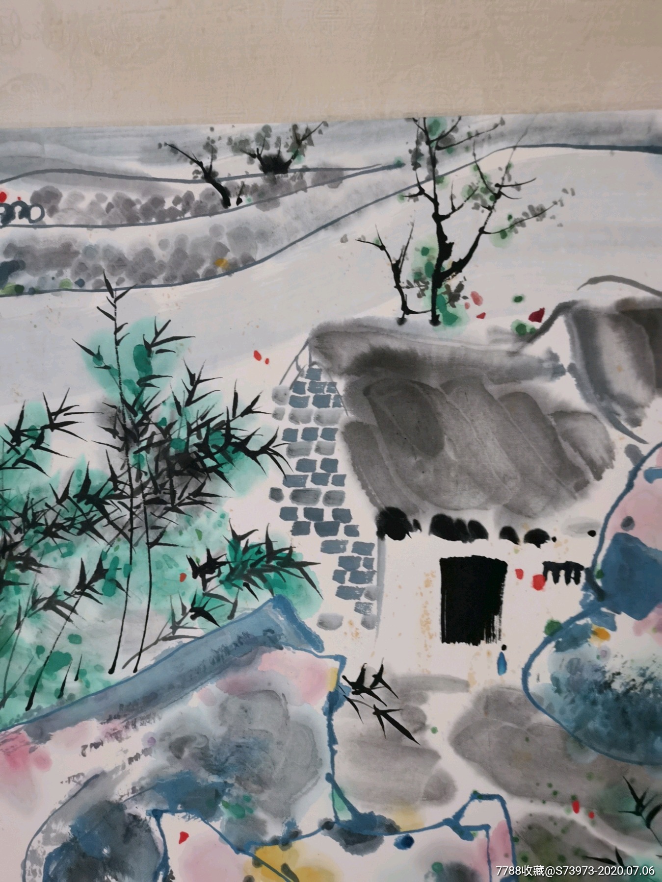 吴冠中山水-人物国画原作-7788收藏