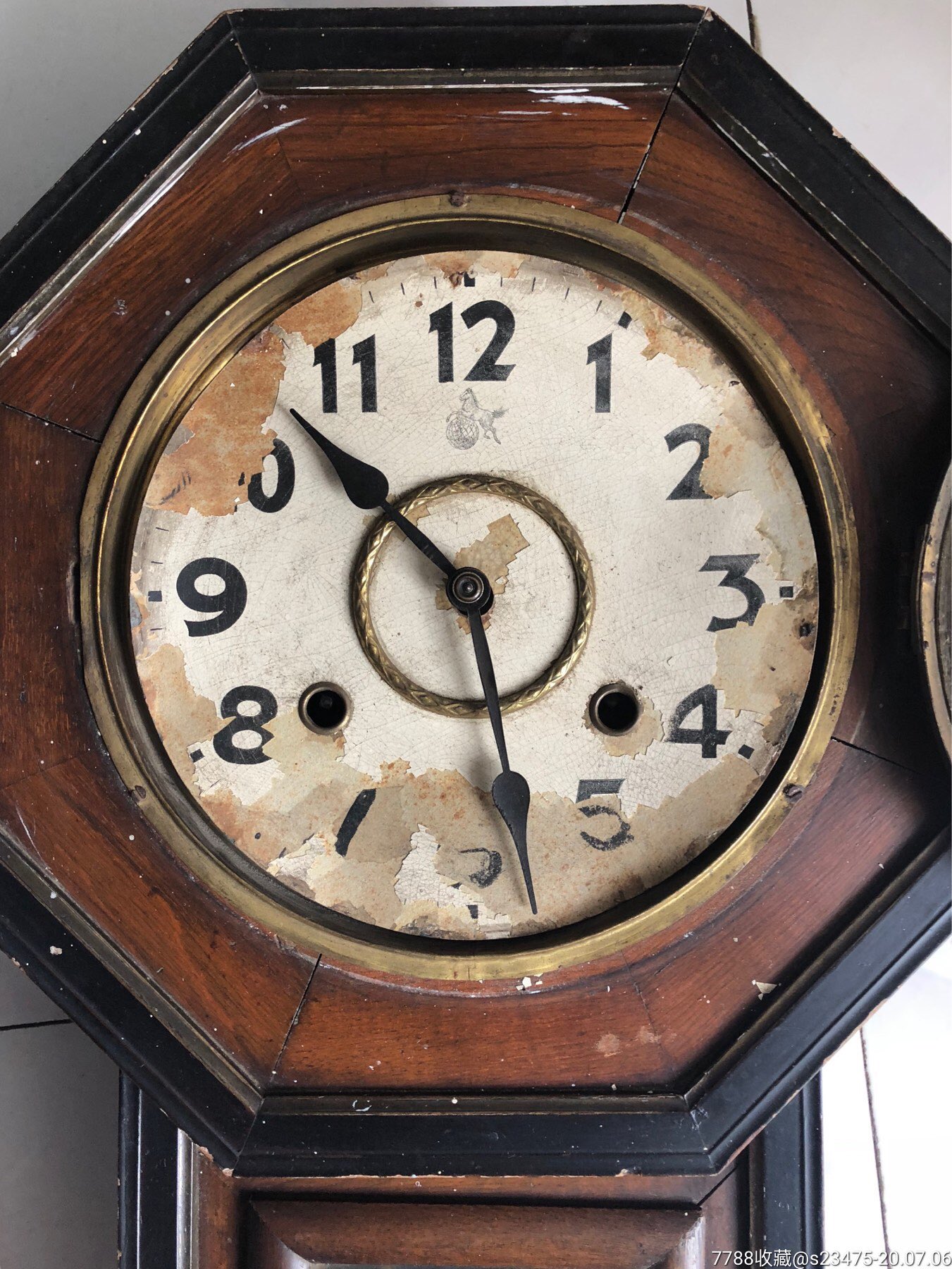 民国马球牌八角挂钟