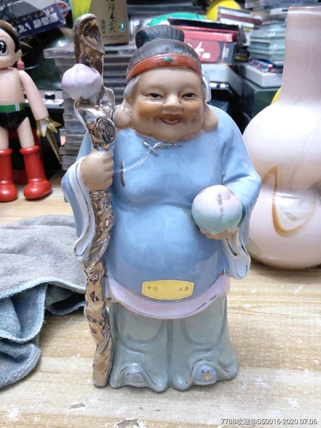 80年代瓷摆件,寿婆,高26cm