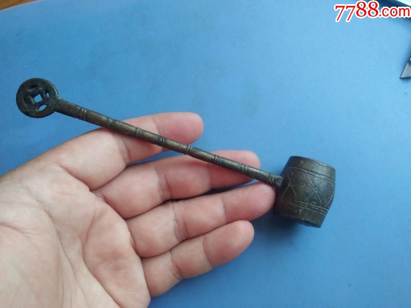 清代小铜锤14#,不错的民俗铜器,工好品好包老
