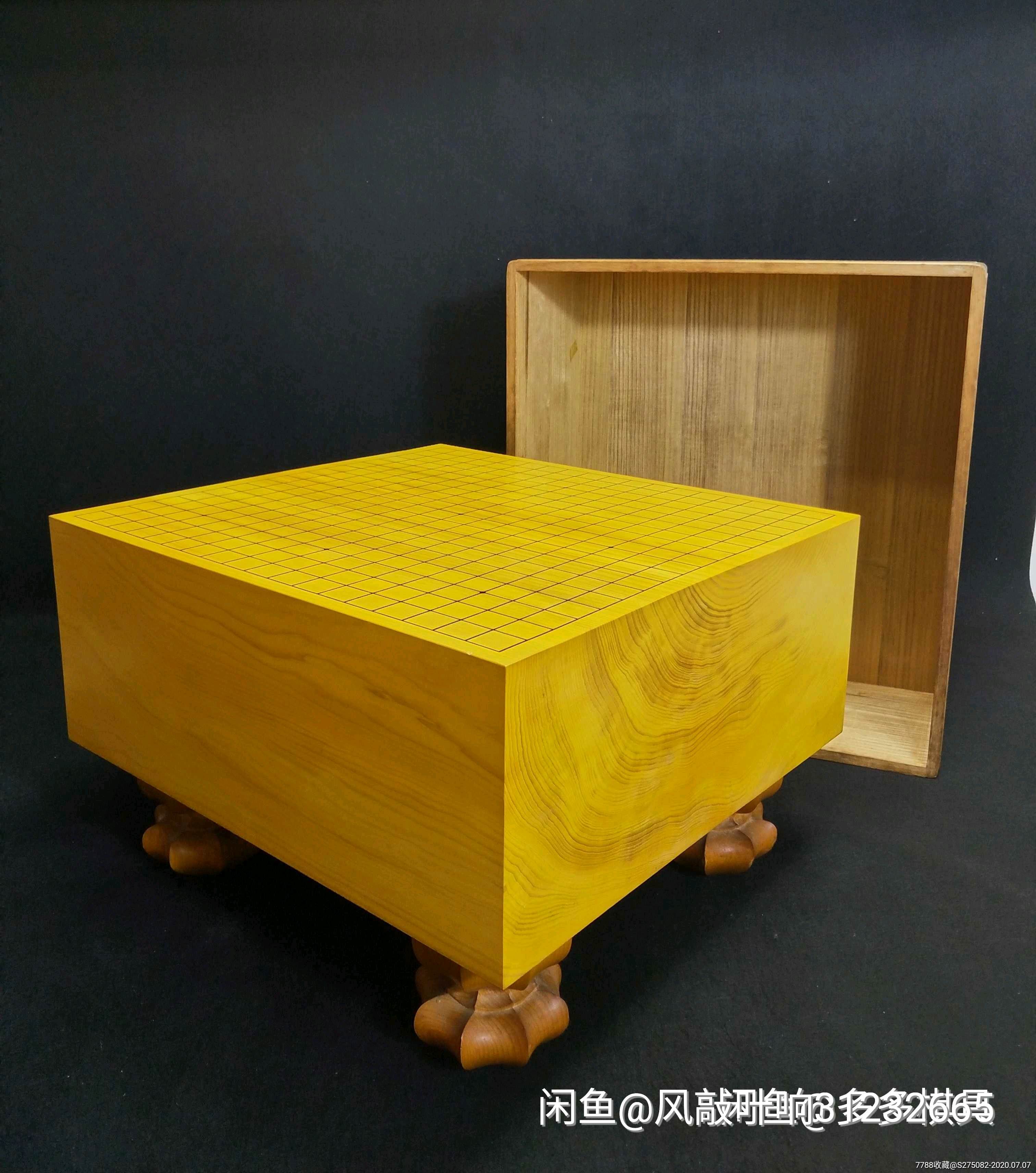 本榧,日本原生日向榧木,棋墩抛盘