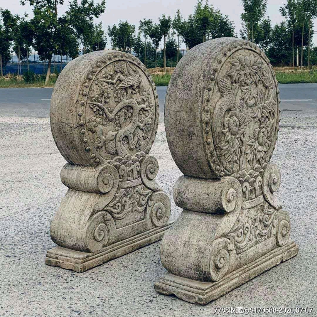 清代满工青石门档,做工精细,包老到代.