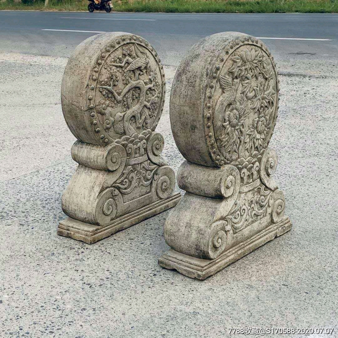 清代满工青石门档,做工精细,包老到代.