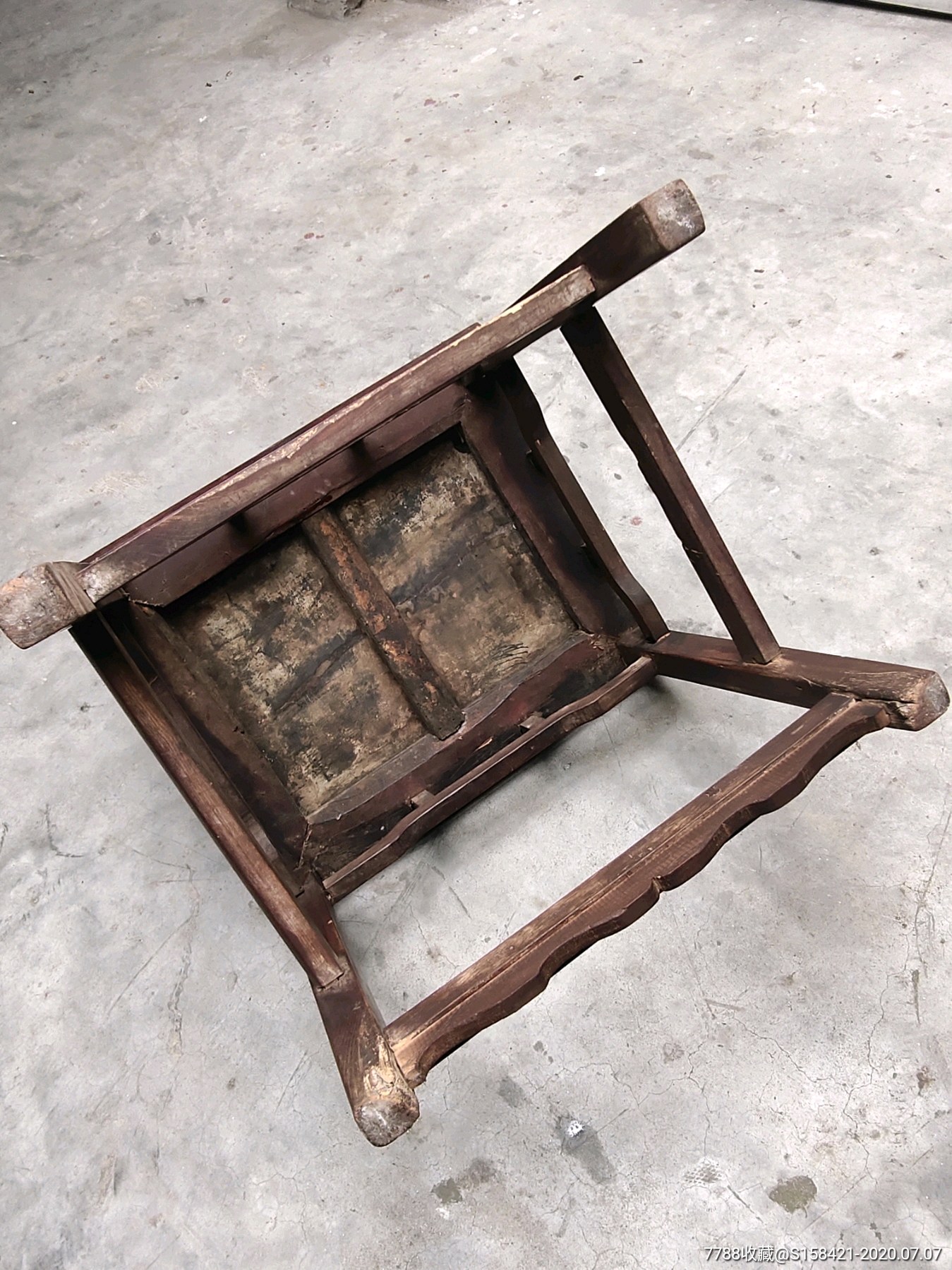 南通工本地柞榛学座椅一字椅靠背椅-木椅/凳-7788旧家具收藏